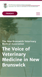 Mobile Screenshot of nbvma-amvnb.ca